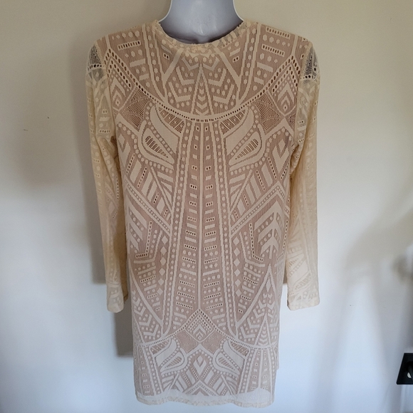 BCBG MaxAzria Maternity Dress Mesh, Sz S - Picture 4 of 7